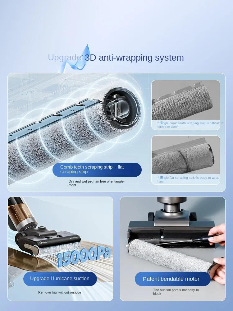 Description Picture 3 of itemMidea GX5Pro Floor Washing Machine Suction Mop Integrated Intelligent Mop Wireless Vacuum Cleaner Household Appliances