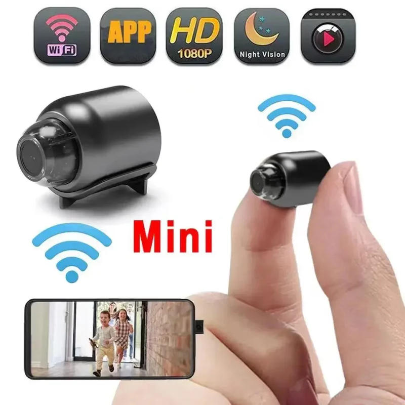 Description Picture 4 of item1080P Mini WiFi Camera with HD Night Vision, Home X5 Remote Monitoring for Kids, Pets, and Safety - Ideal Gift