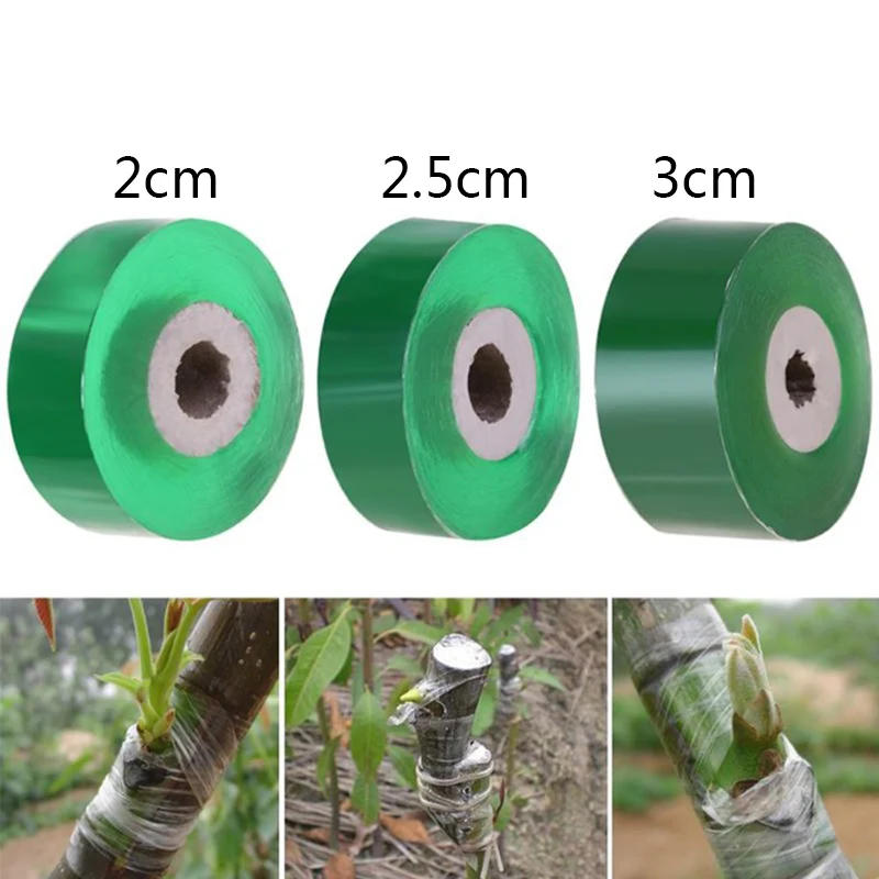 Description Picture 2 of item1x 100m Length Eco-Friendly Biodegradable Grafting Tape Graft Membrane Garden Bind Belt Graft From Mucosa Special Grafting Film