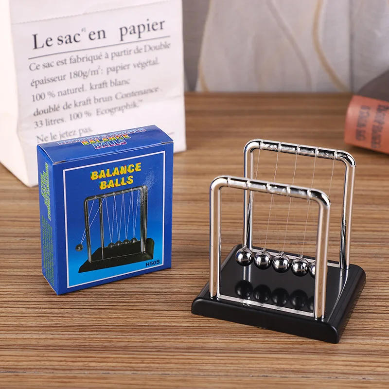 Description Picture 3 of itemNewton's Cradle Balance Steel Ball Teaching Supplies Physics Science Pendulum Desktop Toys Stress Relief Gifts Home Decoration
