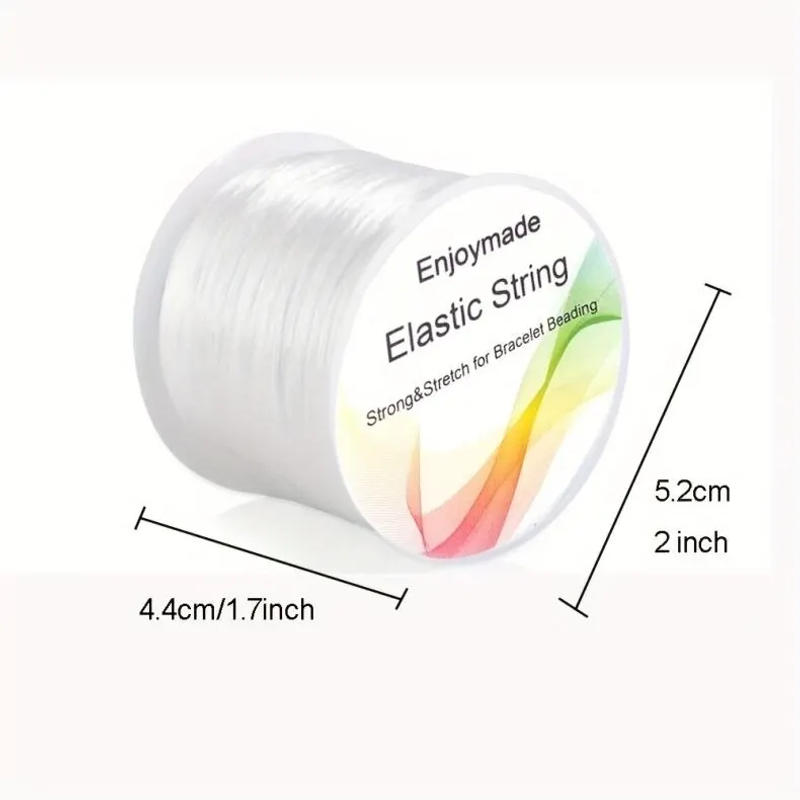 Description Picture 6 of item2pcs Transparent Elastic Bracelet String Cord For Jewelry Making And Bracelet Necklace Making,For Sewing Thread