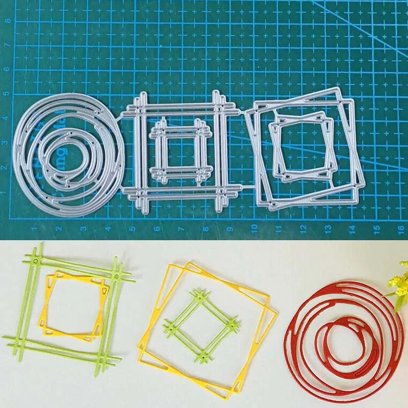 Description Picture 6 of itemFrame stamp film metal cutting dies mold Scrapbooking decoration paper craft knife mould blade punch template Embossing stencils