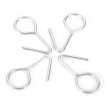 20pcs Multi-Functional Hooks Car Seat Cushion Fixing Hook Auto Seats Cover Fastener 35mm Metal Multipurpose Hook Silver