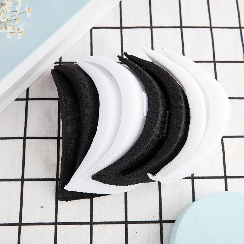 Description Picture 4 of item1Pair Sponge Shoulder Pad / thin Shoulder Pad Thick Shoulder Pad Summer And Winter Suit T-shirt shirt Clothes Thin Sponge Pad