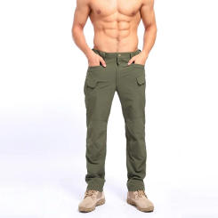 Light luxury casual pants men's summer business straight tube stretch comfortable sport pants