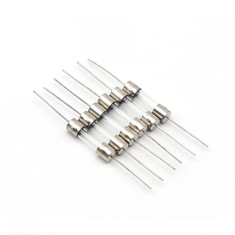 Description Picture 5 of item【10PCS】5*20mm Axial Glass Fuse Fast Blow Slow T 250V With Lead Wire 5*20 F1A/2A/3A/3.15A/4A/5A/6.3A/8A/10A-20A The fuse tube