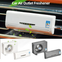 Solar Air Purifier Kit Air Conditioner Model Deodorization Fragrance Aromatherapy Ornament Car Air Vent Perfume Air Freshener