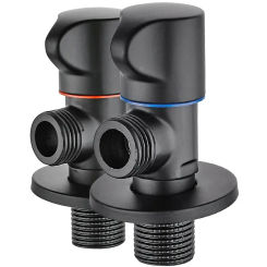 1PC 1/2 Inch Copper Water Heater Faucets Hot and Cold Angle Filling Valve Faucet Home Kitchen Bathroom Water Valves Accessories