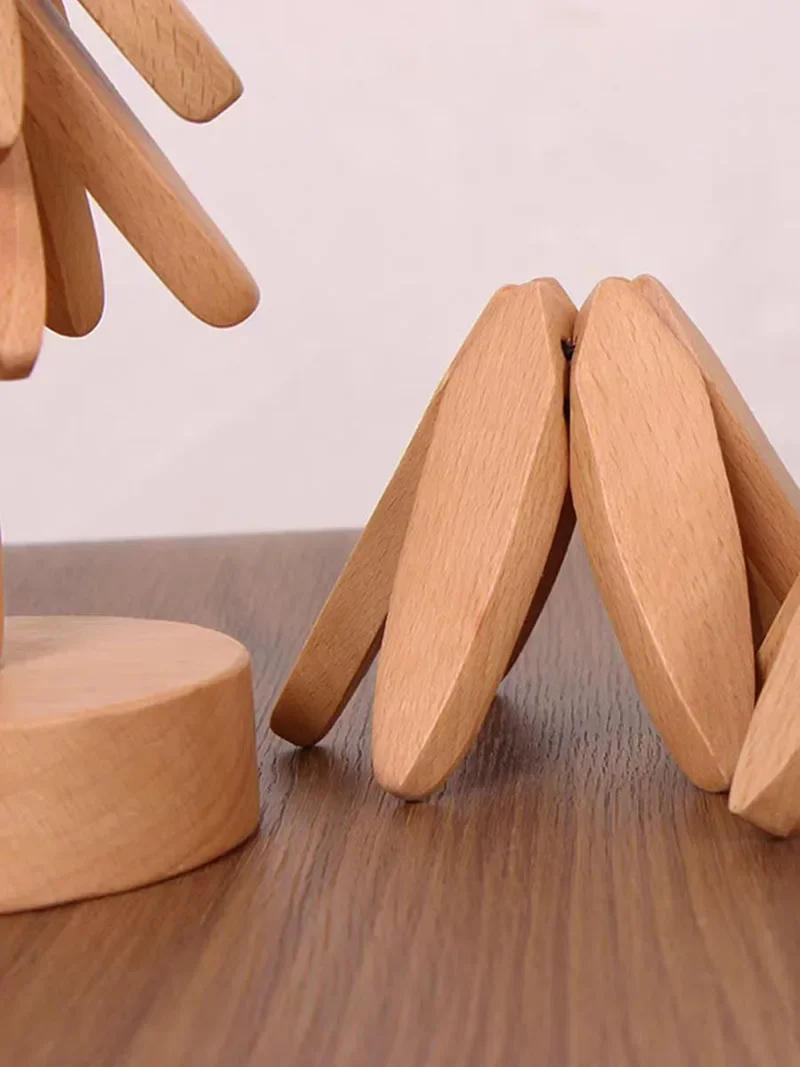 Description Picture 6 of item4PCS Tree Design Stand Wooden Trivets Anti Scald Heat Resistant Table Mat Coaster Wood Placemats Pot Kitchen Accessories