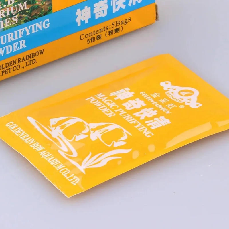 Description Picture 5 of item5 pcs Healthy Fish Tank Purifying Powder Reduces the Need Removes Odor Purifying Accessories Tank Water Cleaner