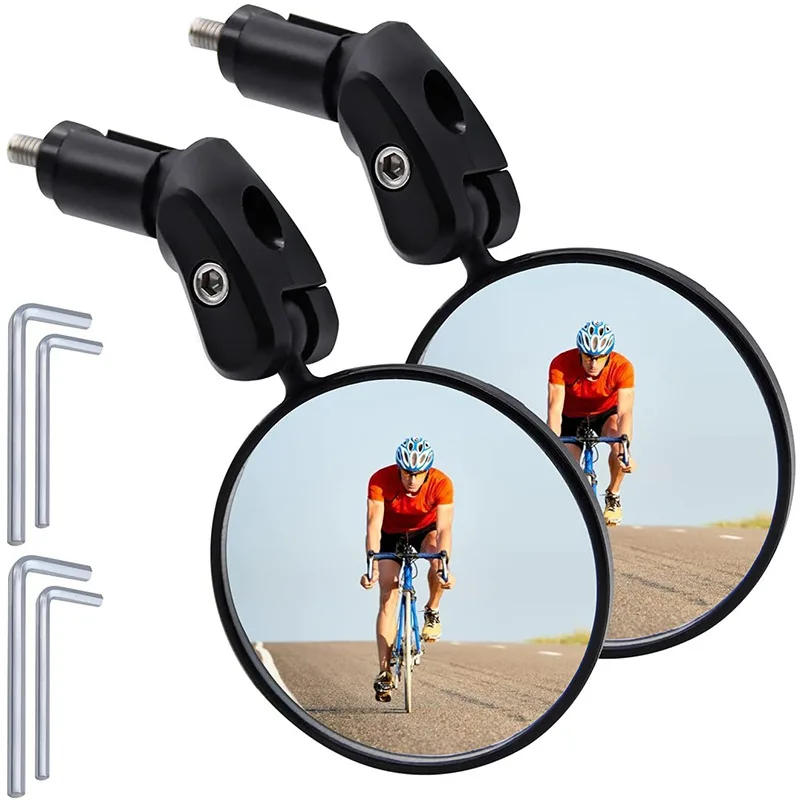 Description Picture 6 of itemBicycle rearview Mirror Adjustable rotating Wide Angle Bicycle handlebars rearview mirror road cycling accessories