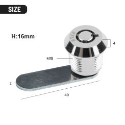 Closing Lever Mailbox Lock High Quality With 2 Key Cam Lock Cylinder Cabinet Locker Door Cupboard Cabinet Mail