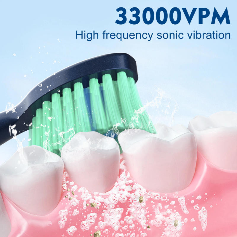 Description Picture 4 of itemElectric Toothbrush Rechargeable With 8PCS Replacement Head Smart Timing Tooth Brush 5 Modes Teeth Clean Whitening Sonic Toothb