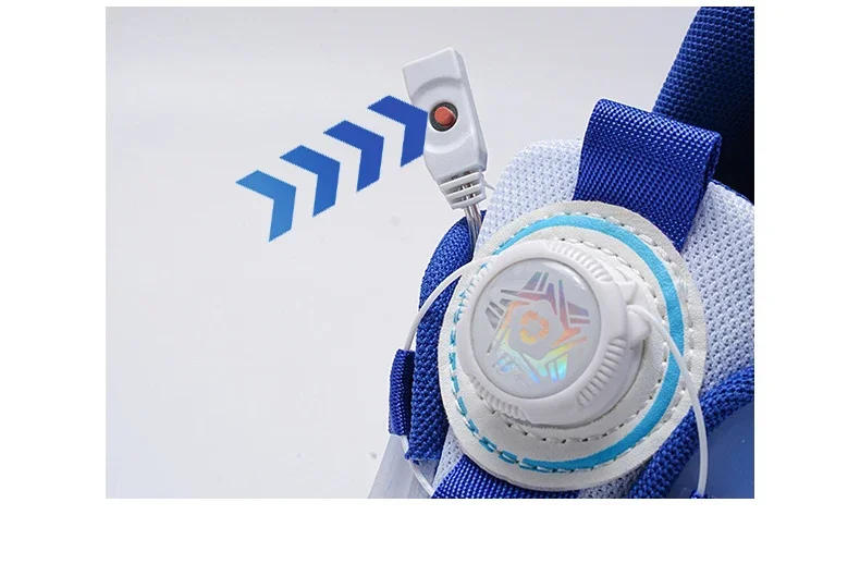 Description Picture 5 of itemTwo Wheels Children's Led Light Roller Skate Shoes For Kids Boys Girls Glowing Sports Luminous Sneakers Skateboard USB Charging