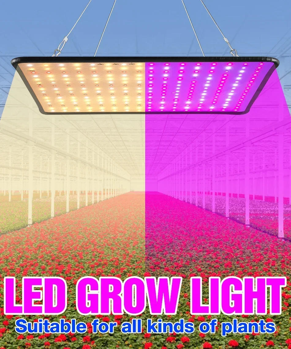Description Picture 2 of itemLatest Growing Lamps Led Full Spectrum Plant Bulb Greenhouse Indoor Plant Grow Light EU/AU/UK/US plug Multiple colors available