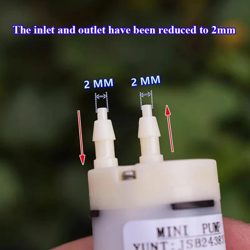 Description Picture 3 of itemTCS JSB2438375 Mini 370 Water Pump DC 24V-30V 28.8V Micro 27mm Diaphragm Self-priming Suction Pump Sampling Liquid Pump