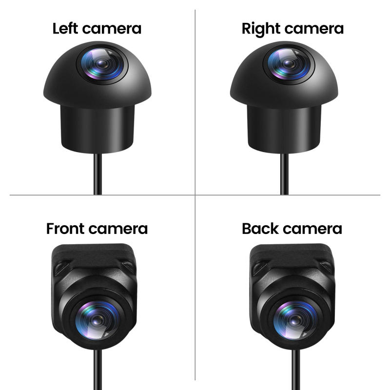 Description Picture 5 of itemCar 360° Panoramic Right+Left+Front+Rear View Camera System 1080P UHD Bird View With Night Vision Camera For Android Auto Radio