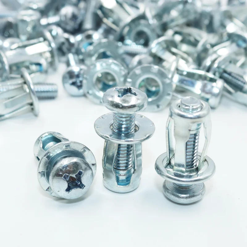 Description Picture 4 of itemup to 50p Jack Nuts Screw Petal Screw Anchor Petal Expansion Plug for Curtain Expansion Clamp Petal Rivet Lock License Jack Nut