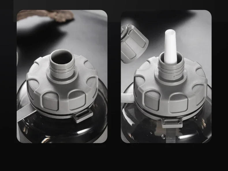 Description Picture 4 of item2 Liter Big Water Bottle with Straw 2L/1.5L/1L/0.6L Large Capacity School Gym Sports Drinking Bottles BPA Free Fitness