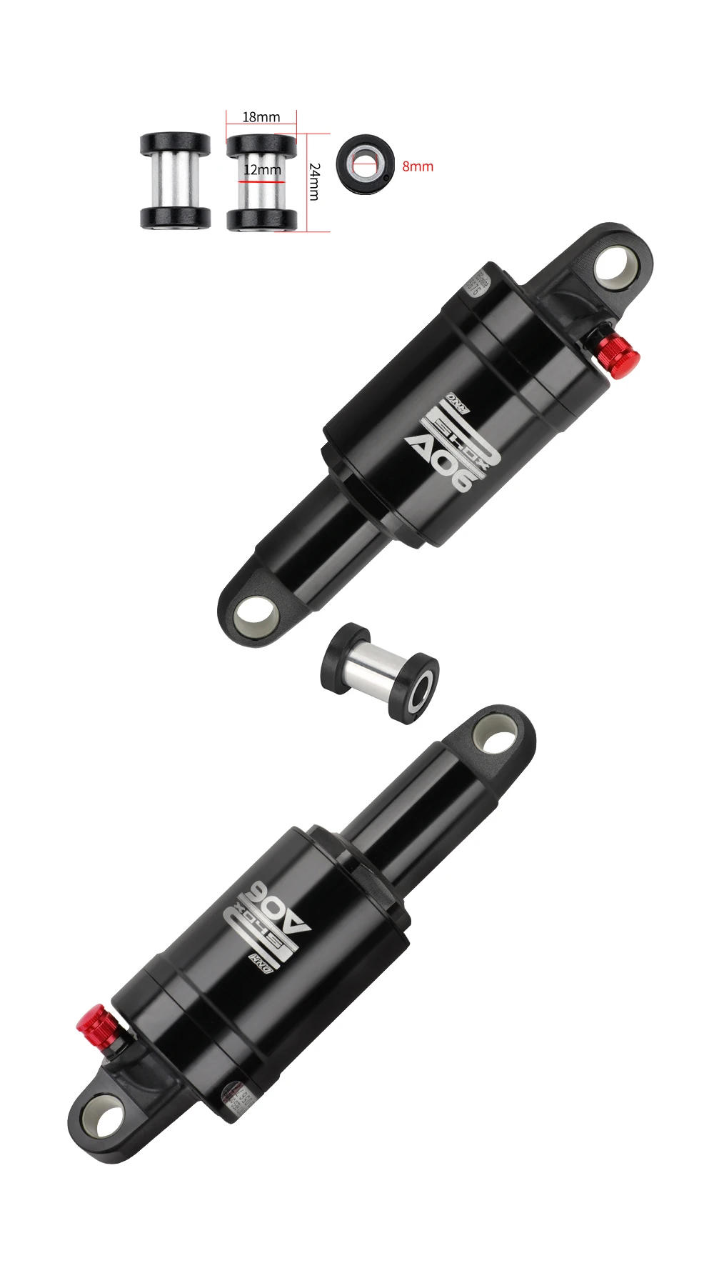 Description Picture 5 of itemDNM AO-6 Mountain Bike Air Rear Shock Absorber 100mm/125mm/150mm/165mm/190mm Folding Electric Scooter Shock Absorbers