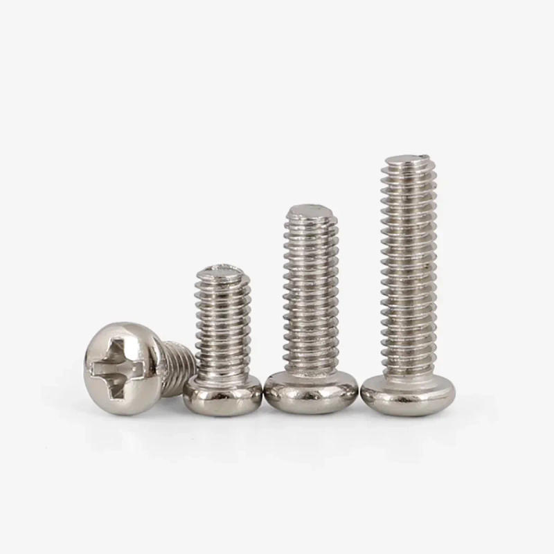 Description Picture 5 of itemNickel Plated Pm Cross Groove Round Head Screw Pan Head Digital Mechanical Bolt M1.2M2M2.5M3M4