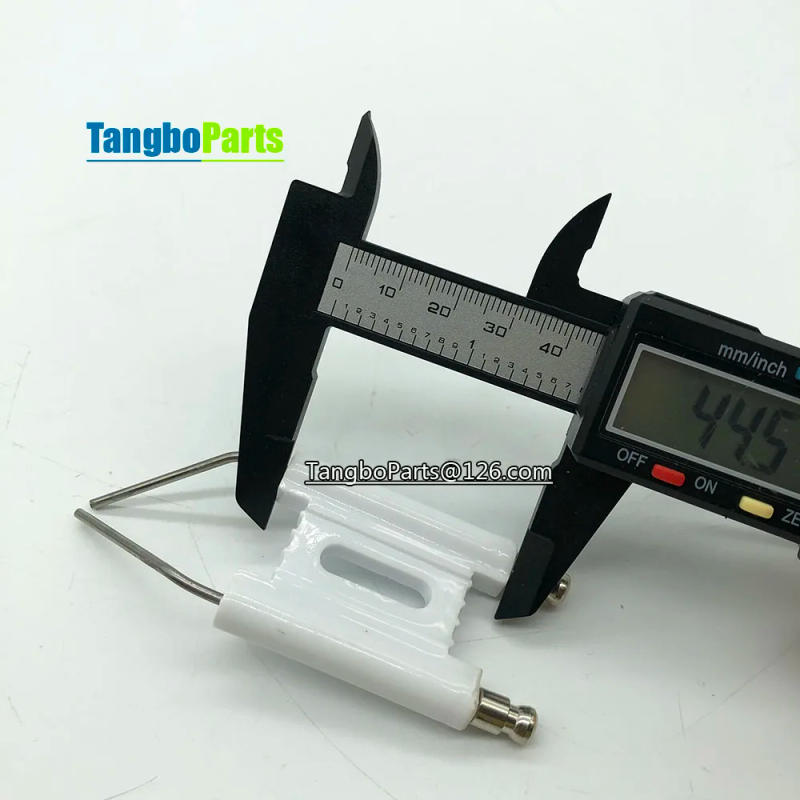 Description Picture 6 of item2Pcs Commercial Gas Burner Waste Oil Burner Double Pole Ignition Spark Electrode Ceramic Igniter Large Conjoined Ignition Needle