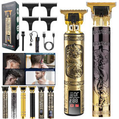 Different Design Dragon Vintage Wireless Men Beard Barber Shop Body Professional Electric Hair Cutting Shaving Finishing Machine