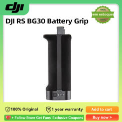 DJI RS BG30 Battery Grip 1950 mAh Endurance 12 hours 24W PD and QC 2.0 fast charging for DJI RS 4 Pro/RS 4/RS 3 Pro/RS 3/RS 2
