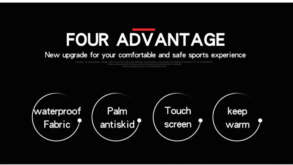 Description Picture 6 of itemThermal Winter Cycling Ski Gloves Outdoor Sports Running Motorcycle Touch Screen Fleece Gloves Non-slip Warm Full Fingers Gloves