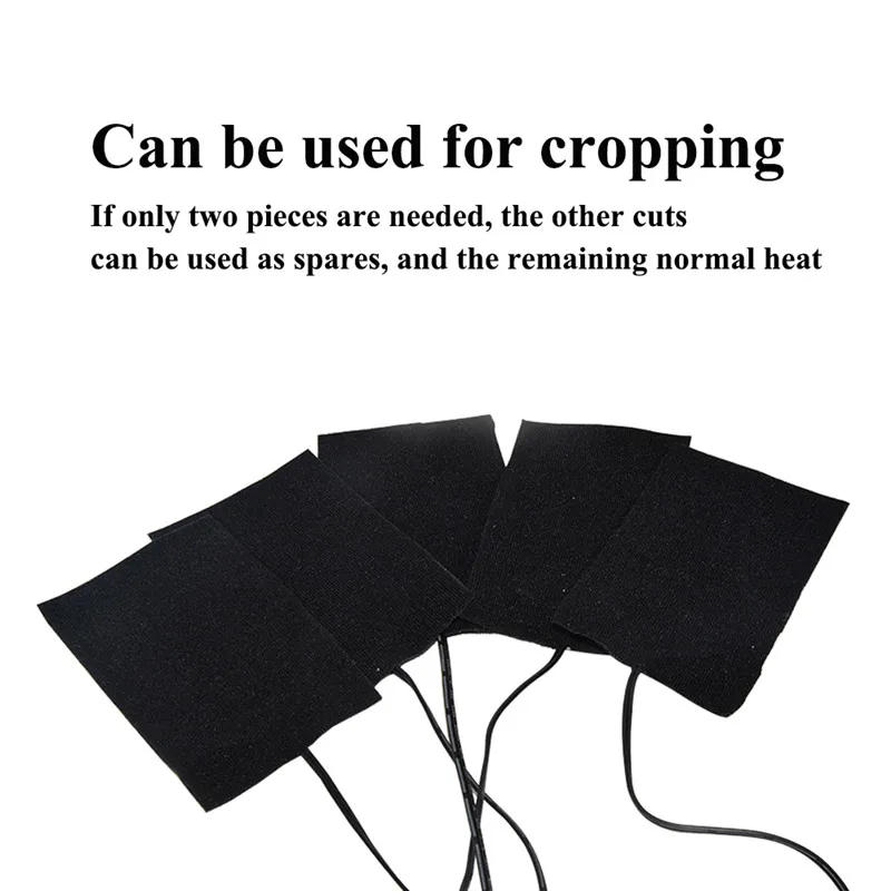 Description Picture 5 of itemUsb Charging Clothing Heating Pad Vest Heater Winter Warm Camping Hiking Ski Cycling Pants Carbon Fiber Heated Pads Jacket