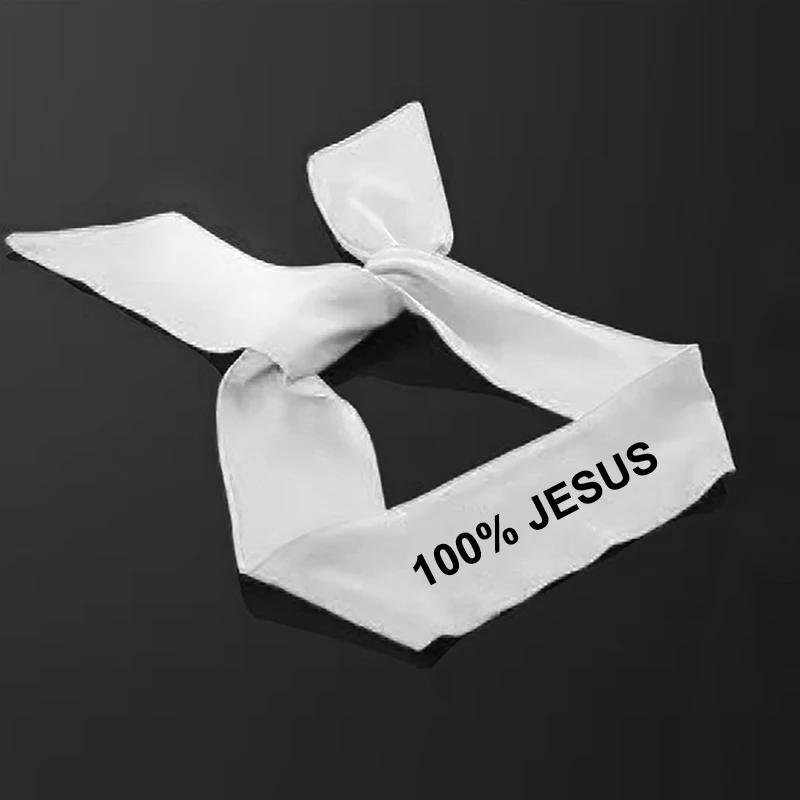 Description Picture 2 of item100 JESUS Headband Print Basketball Soccer Head band Men Women Running Fitness Sweatband Bandana Head tie Sports Fan Headbands
