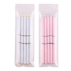 Dual-ended Nail Brush Acrylic Nail Art Brushes Professional Gel Nail Polish Liner Flower Painting Drawing Manicure Tools
