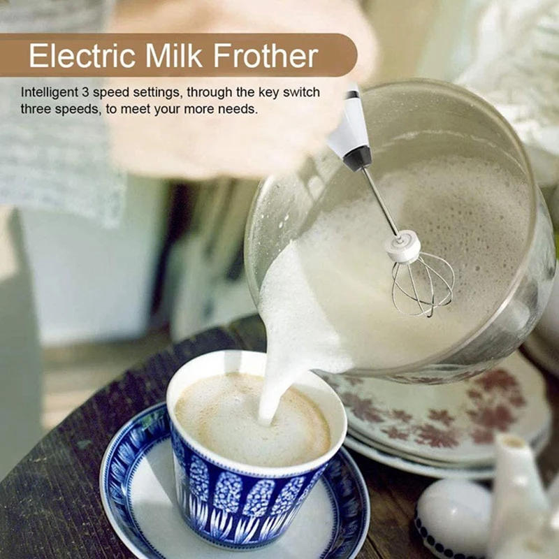 Description Picture 6 of itemMini Electric Handheld Milk Frother Electric Blender With USB Electrical Maker Whisk Mixer For Milk Frother Cappuccino