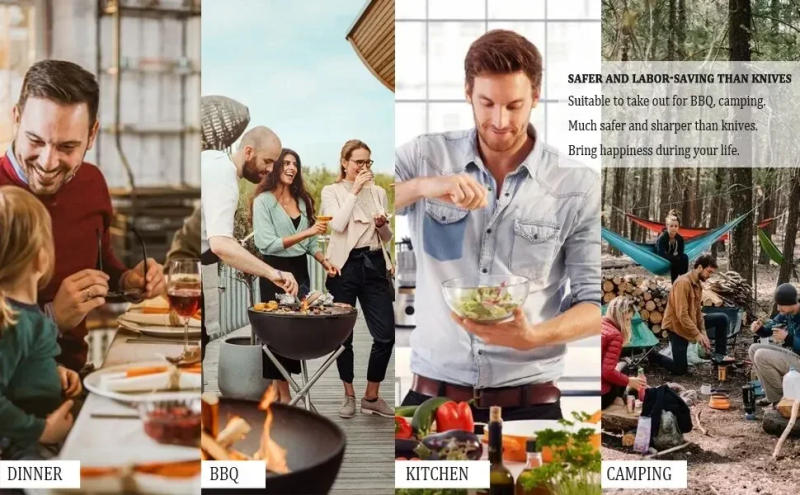 Description Picture 2 of itemStainless Steel Kitchen Scissors Kitchen Accessories Duck Fish Scissors Scale Cleaning Chef Utensils Chicken Bone Scissors Tools