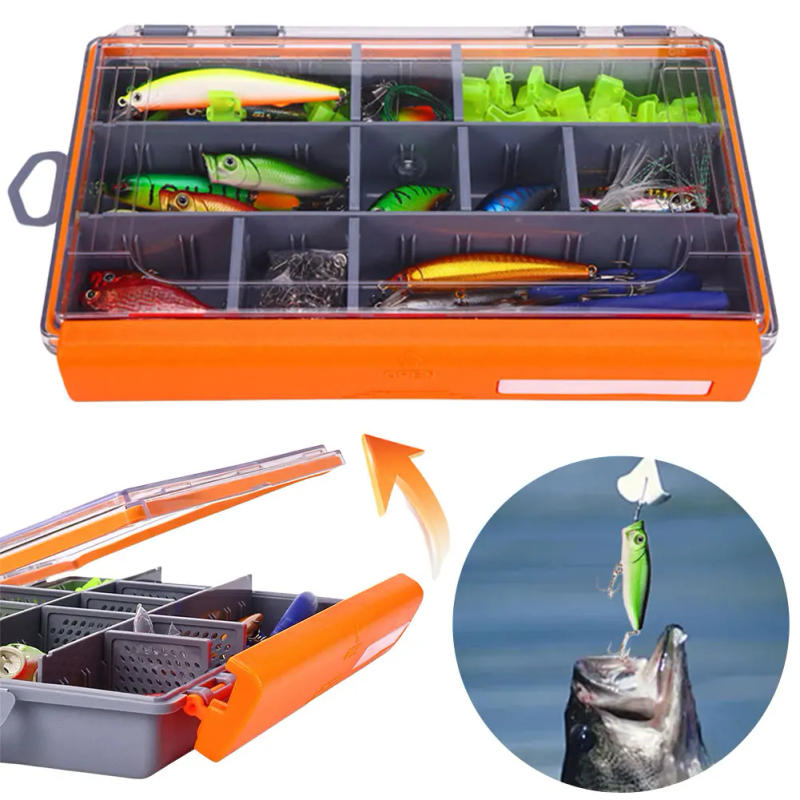 Description Picture 6 of itemFishing Lures Set Fishing Hard Bait Spoon Spinner Artificial Bait Kit with Box Fishing Gifts for Men