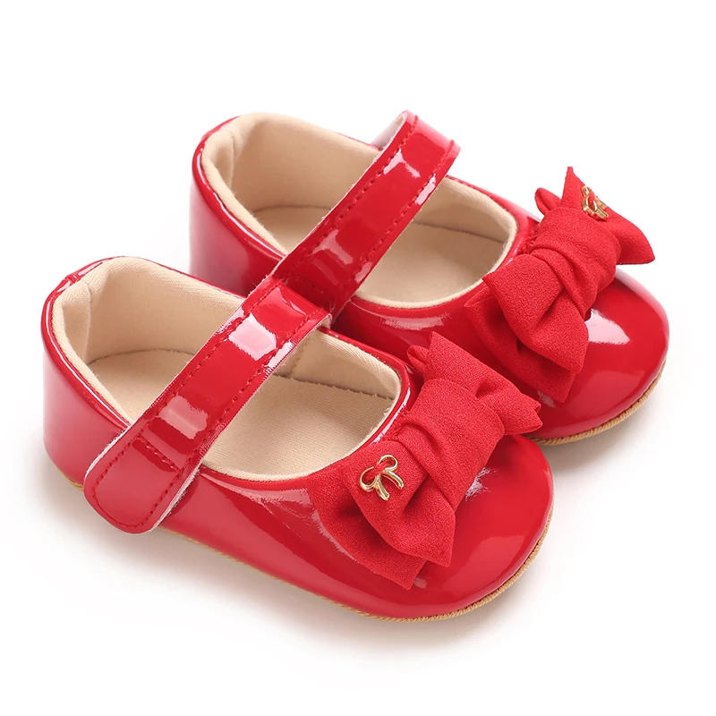 Description Picture 4 of itemNewborn toddler shoes sweet wind flower baby princess shoes rubber sole non-slip baby shoes can be worn princess