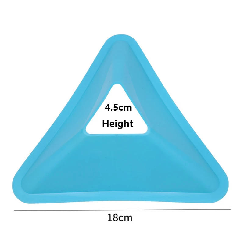 Description Picture 3 of item10Pcs Triangle Football Training Discs Soccer Agility Training Cones Practice Field Marking Portable Equipment for Kids Adult