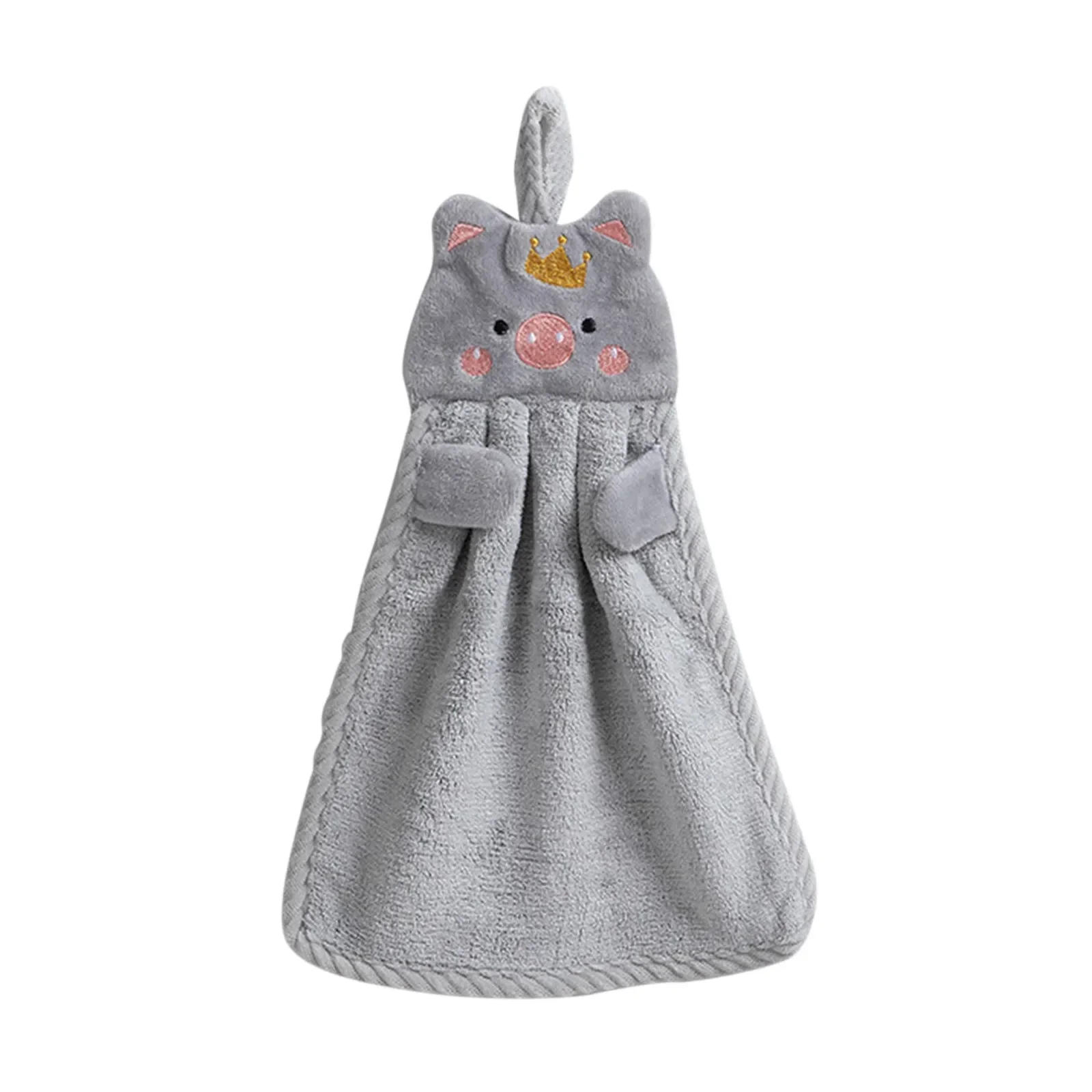 Description Picture 4 of itemLittle Pig Towel Household Cute Absorbent Kitchen Lazy Rag Children's Hand Dish Wash Sponge Towels Wipe Hands Towel