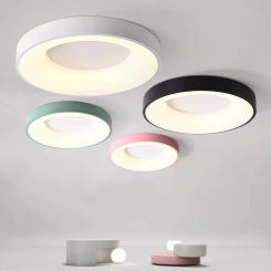 Diameter:30cm 18W AC180-265V Modern Surface Mounted Ultra-thin Led Ceiling Lamp For Living Room Brightness Panel Light