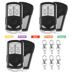 2PCS/Set Electric Cloning Universal Gate Garage Door Opener Remote Control Keychain 4-Button Key Chain Transmitter 315/390MHz