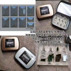 1pc Silicone Paint Palette 3D Acrylic Mold Tool Nail Art Decoratons Nails DIY Silicone Nail Art Templates Nails Mold Tool