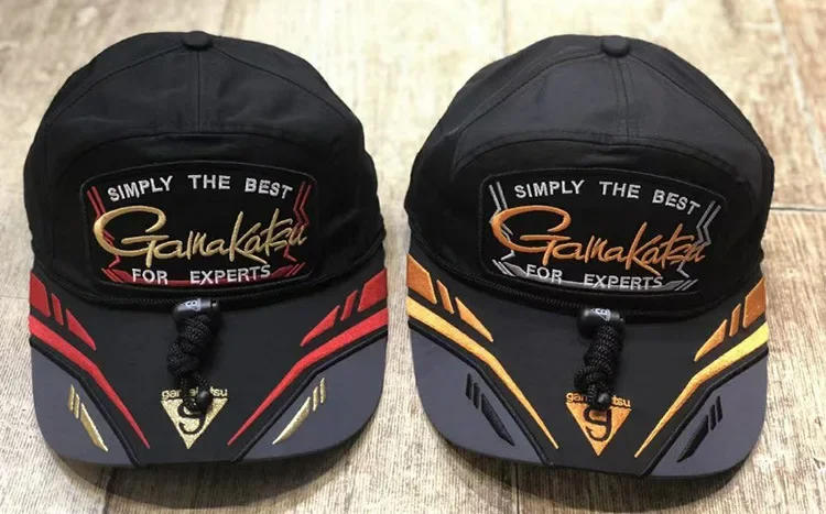 Description Picture 3 of itemGamakatsu Fishing Hat with Bucket Breathable Sun Protection Fishing Caps Waterproof Men Fishing Caps Hiking Sport Baseball Cap