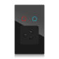 2Gang Socket Black