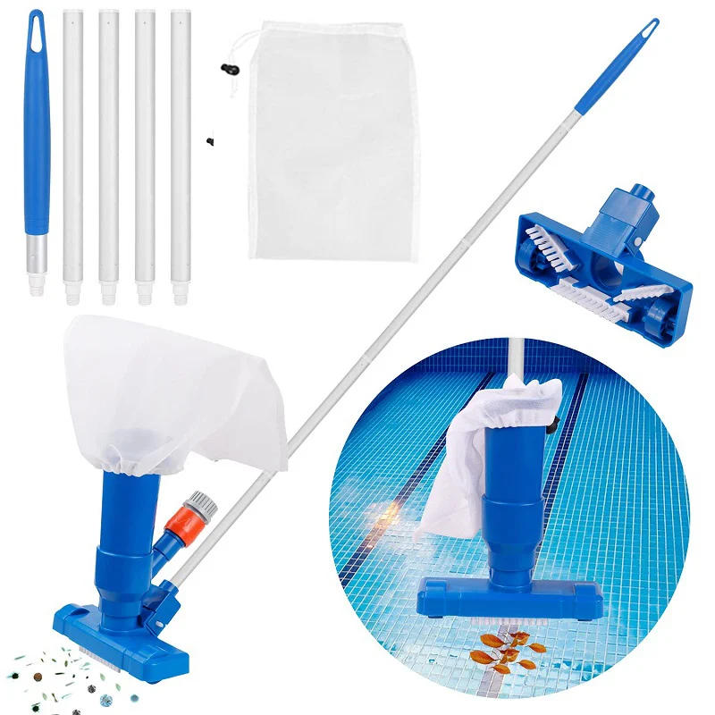 Description Picture 6 of itemPool Clean Bottoms Net Tool with Handle Professional Pool Cleaning Brush Portable for Above Ground Pools