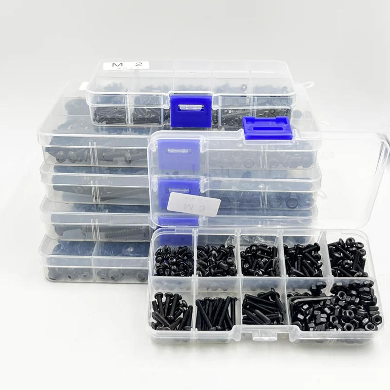 Description Picture 6 of itemM2 M3 M4 M5 M6 Round Black 10.9 Grade Hex Socket Button Head Allen Bolt Screw and Nut Set Carbon Steel Socket Button Head Screw