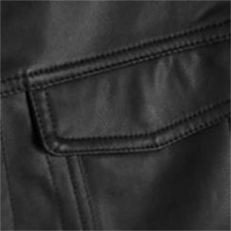 Description Picture 5 of itemMens Vest Black Biker Motorcycle Sleeveless Jackets Overcoat Hip Hop Waistcoat Faux Leather Punk Spring Sleeveless PU Gilet Fall