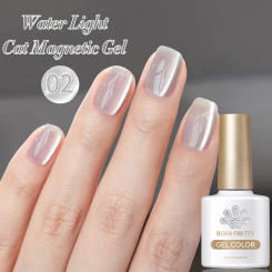 BORN PRETTY Water Light Cat Magnetic Gel Semi Permanent Soak Off Holographics Crystal Magnet Gel Nail Polish For Nail Art 10ml