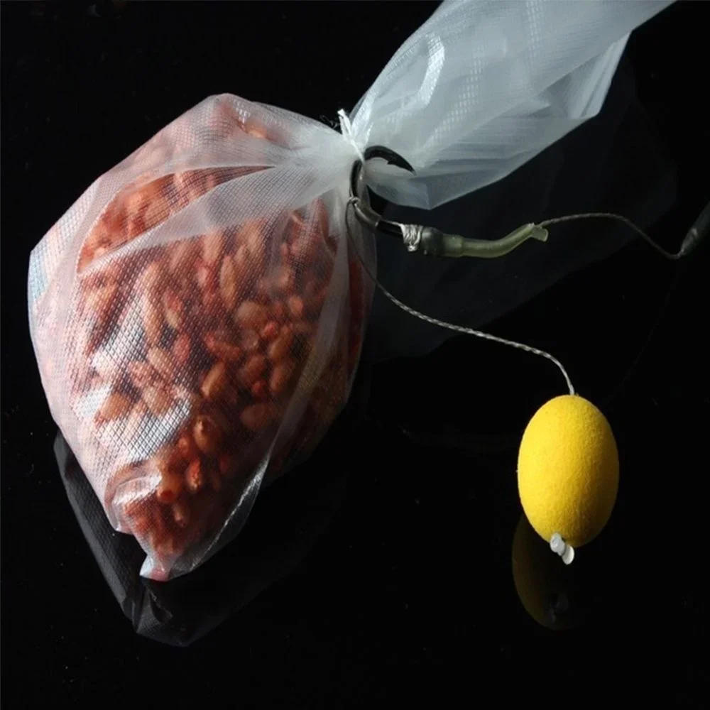 Description Picture 6 of itemPVA Bags Available Carp Fishing Tackle PVA Bags Mesh For Carp Coarse Boilie Pellet Bait 7*15cm For Bait Throwing 50Pcs