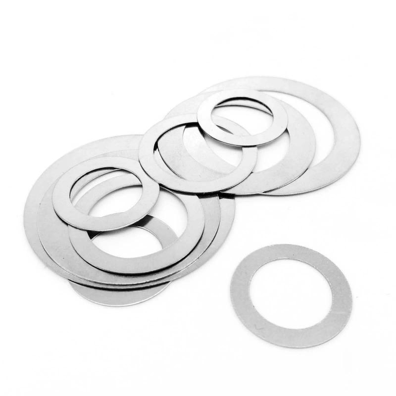 Description Picture 4 of item250pcs/box 0.1mm Thick Ultra Thin Flat Washer Plain Ultrathin Adjusting Shim Mix M3 M4 M5 M6 M8 Set Kit 304 A2 Stainless Steel