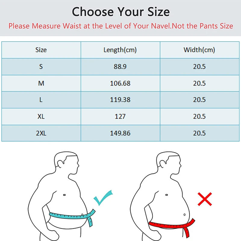 Description Picture 3 of itemBack Lumbar Support Belt Men Spine Decompression Waist Trainer Adjustable Back Brace for Lower Back Pain Relief with 6 Stays